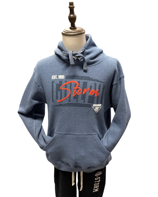 NRTC Retro Indigo Blue Ottoman Hoodie
