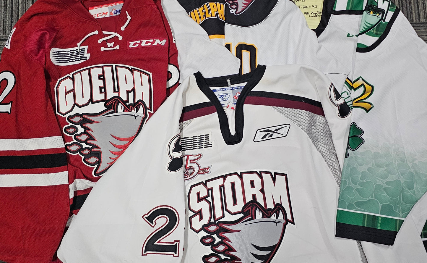 Guelph Storm Mystery Game/Theme Jerseys