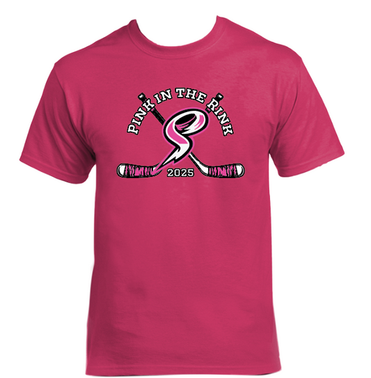 2025 Pink In The Rink T-shirt (Pre Order)
