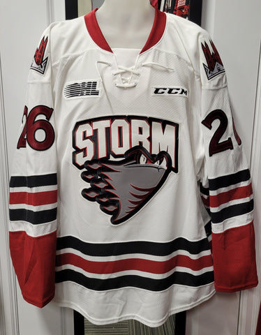 Toledo Storm 2004 - 2005 home Game Worn Jersey